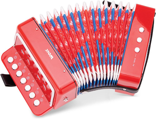 Fisarmonica giocattolo blu - ®,