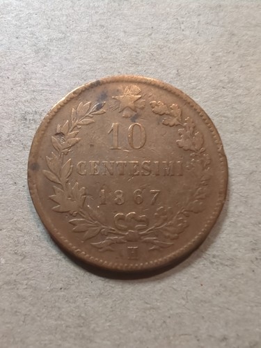Italia centesimi 1867 - 10,