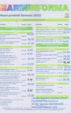 Fogli Marini Italia 2022