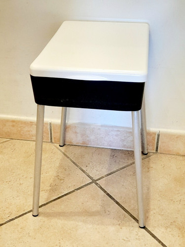 Sgabello contenitore vintage - sgabello,