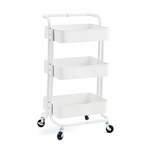 Carrello metallo ruote 3 - carrello,