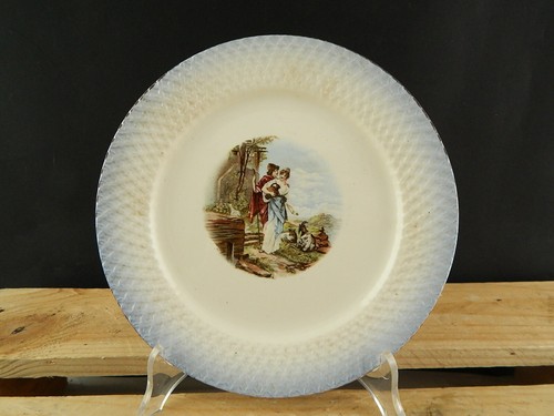 Antico piatto ceramica laveno - antico,