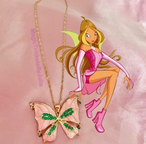 Collana winx club - winx, flora