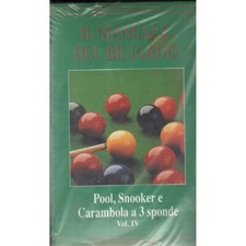 Il Manuale Del Biliardo Vol IV VHS Mario Canale Univideo - EHVVDST00131 Sigillat