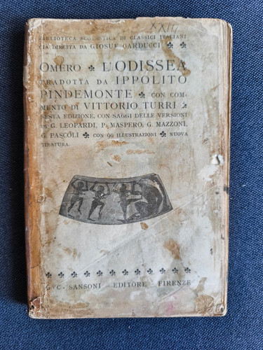 Omero odissea tradotta - tradotta, da