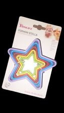 Set 5 pz. formine e stampi per biscotti Forma Stella