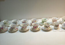 SET  COMPLETO  DA THE’   “ FLOWER OF THE MONTH “ ROYAL ALBERT (ENGLAND) 