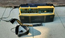 PHILIPS Radio 5 Speakers - D 8304 - Dual Deck Stereo Radio Cassette Recorder 