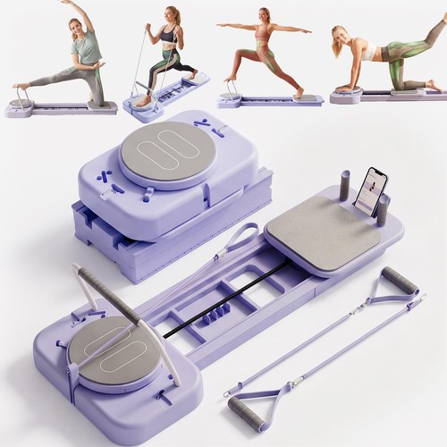 Purple foldable home pilates - foldable,