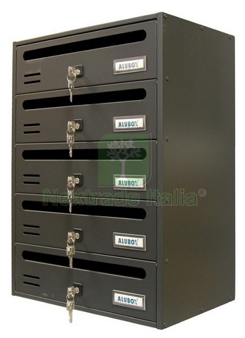 1pz alubox cassetta cubo 5 - 1pz,