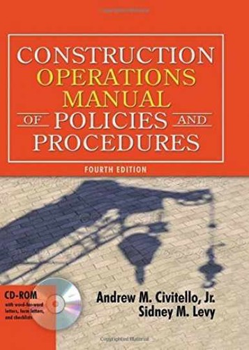 Construction operations manual - construction,