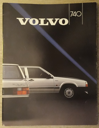 Brochure volvo 740 berline - brochure,