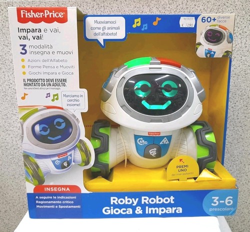 Fisher price roby robot gioca - fisher,