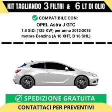 Tagliando per OPEL Astra J GTC
