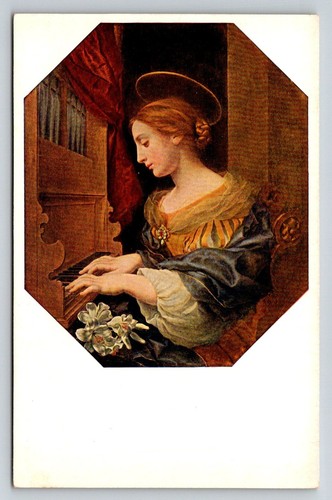 Cartolina carlo dolci - dolci, santa