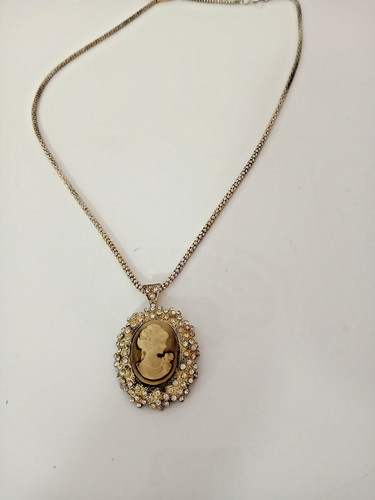 Collana ciondolo cammeo - collana,