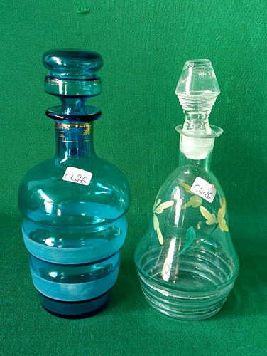 Coppia antiche bottiglie - antiche,