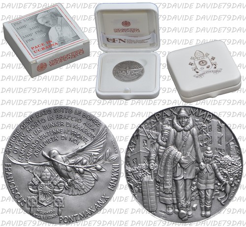 Medaglia vaticano 2022 papa - 2022,