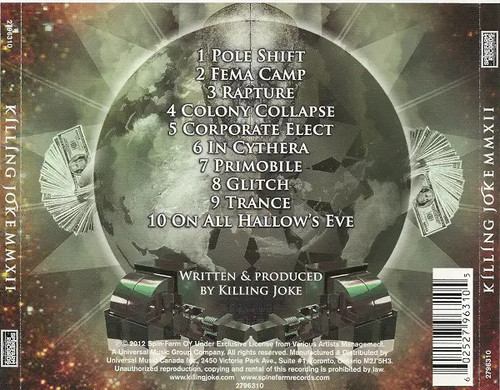 Killing joke mmxii - killing,