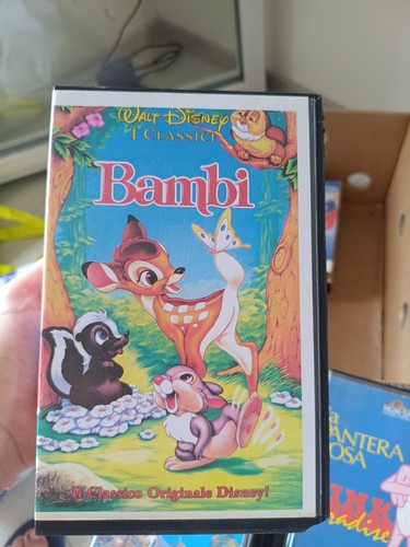 Bambi vhs walt disney - bambi,