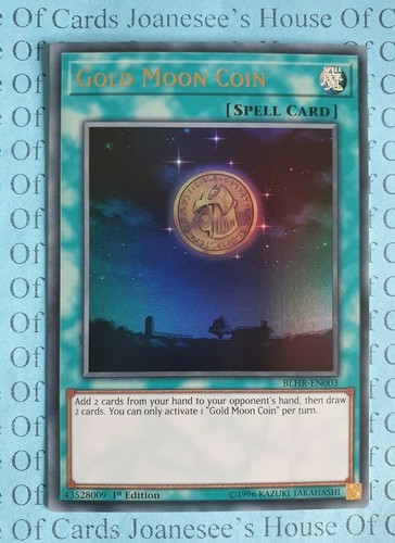 Gold moon coin blhr en003 - gold,