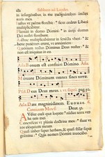 Stampa antica ANTIFONARIO