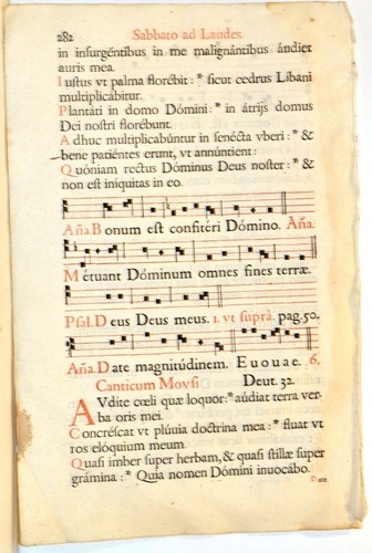 Stampa antica antifonario - stampa,