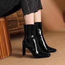 Stivali Scarpe Stivaletti Nero