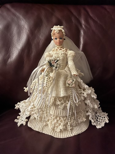 Barbie doll hand crocheted - barbie,
