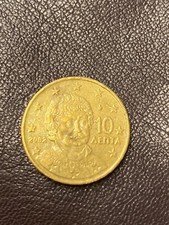 MONETA DA 10 CENT. GRECIA ATENE ANNO 2002
