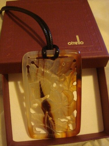 Girocollo corniola lavorata - corniola,