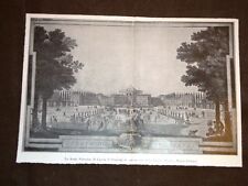 Torino Reale Palazzina di Caccia di Stupinigi in una stama dello Sclopis