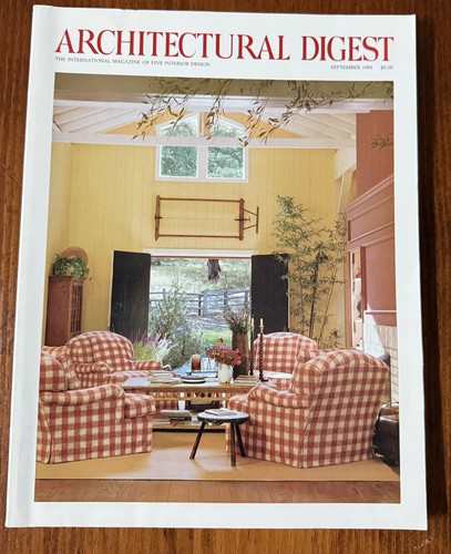 Architectural digest september - architectural,