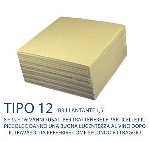 Cartoni filtranti pezzi - filtranti,