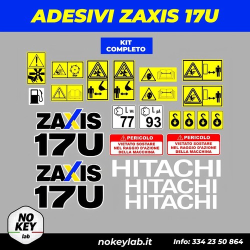 Adesivi zaxis 17u kit - adesivi, adesivo