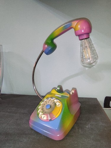 Lampada telefono vintage sip - lampada,