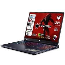 Acer Predator Helios Neo 16 240Hz i9 14900HX SSD 2TB RAM 64GB DDR5 RTX 4070 8GB