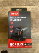 Presa Usb Moto, Presa Accendisigari Usb Dual USB per Moto QC3.0 Con Ip65 Voltmet