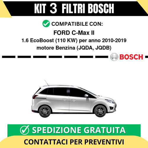 Kit bosch filtri tagliando - bosch,