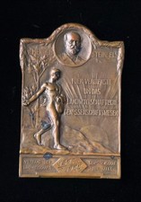 Targa bronzo 1922 di