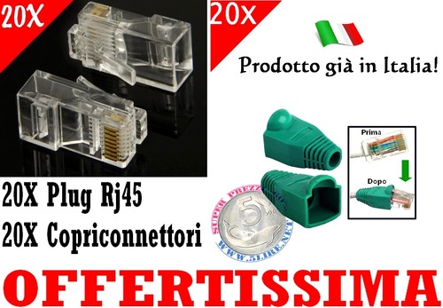 20x plug connettori rj45 - plug,