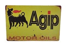 Insegna Targa Vintage Agip