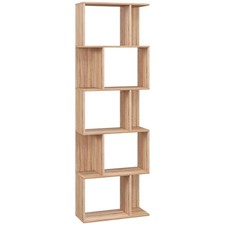 Homcom scaffale libreria - scaffale, 5