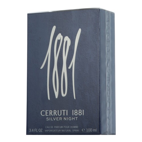 Cerruti 1881 silver night edp - silver,