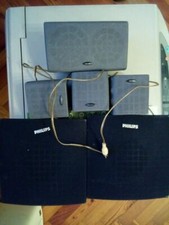 Lotto di 8 casse audio volume speaker Philips e altre