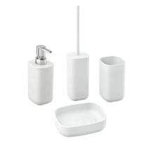 Kit accessori bagno set bianco