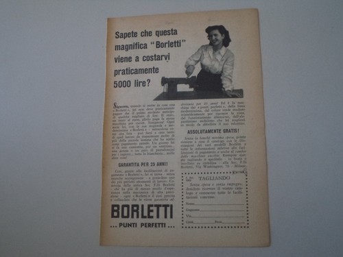 Advertising pubblicità 1952 - advertising,