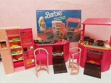 Barbie mattel kitchen play set - mattel,