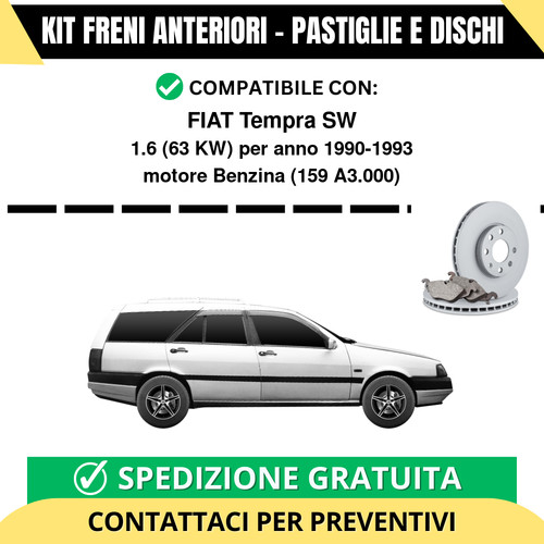 Kit freni anteriori - kit,