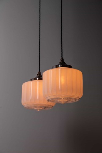 Antica coppia lampade a - antica, di